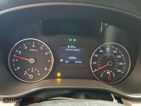 2021 Kia Sportage LX with VIN KNDPMCAC5M7862219, listed as a Copart auction lot 54098215 with 83,736 mi miles and Salvage Title. Bid and sale history available at carsss.com. Image 9.