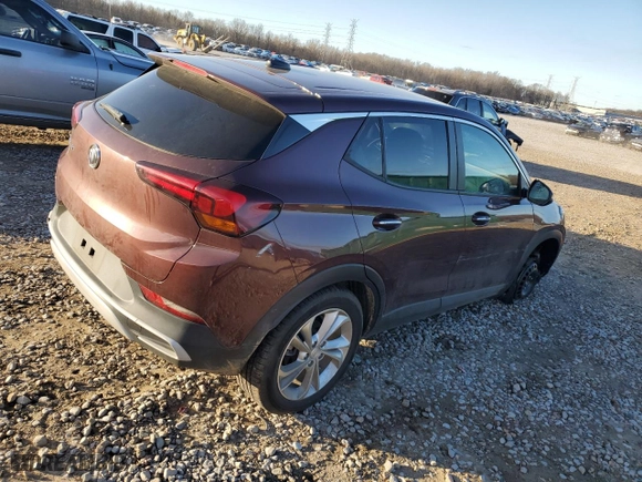 2022 Buick Encore GX Preferred with VIN KL4MMBS27NB030893, listed as a Copart auction lot 86593624 with 42838 miles and Salvage Title. Bid and sale history available at carsss.com. Image 3.