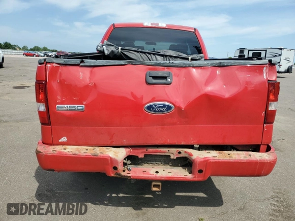 2004 Ford F-150 XLT with VIN 1FTPX145X4NB44203, listed as a Copart auction lot 63365474 with Not provided miles and Clean title. Bid and sale history available at DreamBid. Image 6.