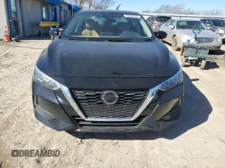 2021 Nissan Sentra SV with VIN 3N1AB8CV1MY250415, listed as a Copart auction lot 46600085 with 38,247 mi miles and Salvage Title. Bid and sale history available at carsss.com. Image 5.