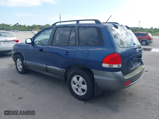 2006 Hyundai Santa Fe GLS with VIN KM8SC13D76U090698, listed as a IAAI auction lot 42005394 with 1 mi miles. Bid and sale history available at carsss.com. Image 3.