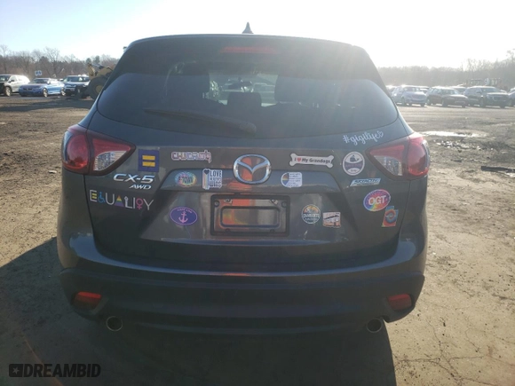 2016 Mazda CX-5 Touring with VIN JM3KE4CY7G0815137, listed as a Copart auction lot 50444665 with 61,681 mi miles and Salvage Title. Bid and sale history available at carsss.com. Image 6.