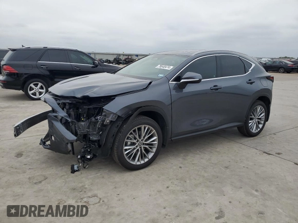 2025 Lexus NX with VIN 2T2GGCEZ6SC065894, listed as a Copart auction lot 78640474 with 3,959 mi miles and Salvage Title. Bid and sale history available at carsss.com. Image 1.