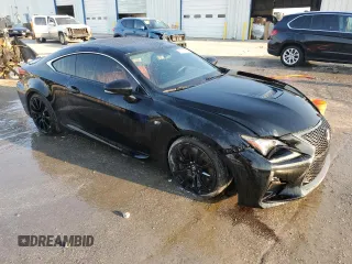 2015 Lexus RC F with VIN JTHHP5BC0F5000805, listed as a Copart auction lot 48708595 with 111,921 mi miles and Salvage Title. Bid and sale history available at carsss.com. Image 4.
