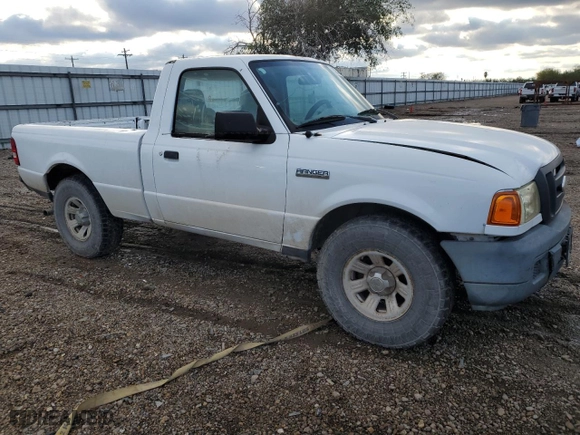 2007 Ford Ranger XL with VIN 1FTYR10D37PA15871, listed as a Copart auction lot 85254054 with 0 mi miles and Salvage Title. Bid and sale history available at carsss.com. Image 4.