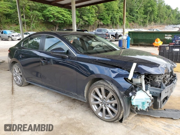 2021 Mazda 3 Preferred with VIN JM1BPACL7M1339435, listed as a Copart auction lot 56660805 with 99,550 mi miles and Salvage Title. Bid and sale history available at DreamBid. Image 4.