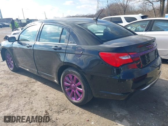 2011 Chrysler 200 LX with VIN 1C3BC4FB6BN568036, listed as a IAAI auction lot 41192409 with 135,353 mi miles. Bid and sale history available at carsss.com. Image 3.