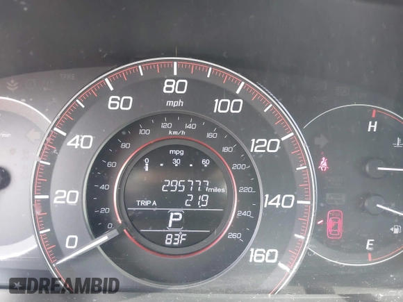 2015 Honda Accord Sport with VIN 1HGCR2F56FA087439, listed as a IAAI auction lot 40940527 with 295,777 mi miles and . Bid and sale history available at DreamBid. Image 15.