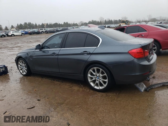 2015 BMW 3 Series 320i with VIN WBA3B1G56FNT64589, listed as a Copart auction lot 43250165 with 94,962 mi miles and Salvage Title. Bid and sale history available at carsss.com. Image 2.