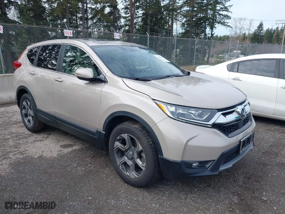2018 Honda CR-V EX-L with VIN 5J6RW2H80JL016995, listed as a IAAI auction lot 41667349 with 68,453 mi miles. Bid and sale history available at carsss.com. Image 1.