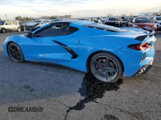 2021 Chevrolet Corvette 3LT with VIN 1G1YC2D45M5118887, listed as a Copart auction lot 76981044 with 0 mi miles and Salvage Title. Bid and sale history available at carsss.com. Image 2.
