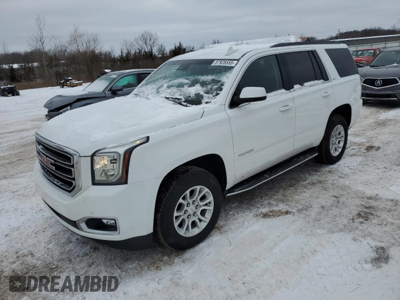 2020 GMC Yukon SLT with VIN 1GKS2BKC1LR280389, listed as a Copart auction lot 87928555 with 84,242 mi miles and Salvage Title. Bid and sale history available at carsss.com. Image 1.