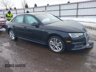 2017 Audi A4 Season of Audi Premium with VIN WAUDNAF46HN041781, listed as a IAAI auction lot 41649884 with 46,823 mi miles. Bid and sale history available at carsss.com. Image 1.