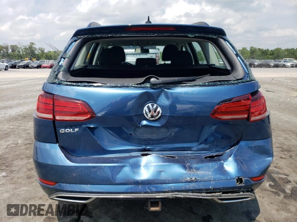 2019 Volkswagen Golf SportWagen S with VIN 3VWY57AU0KM510988, listed as a Copart auction lot 62710814 with 94,915 mi miles and Salvage Title. Bid and sale history available at carsss.com. Image 6.