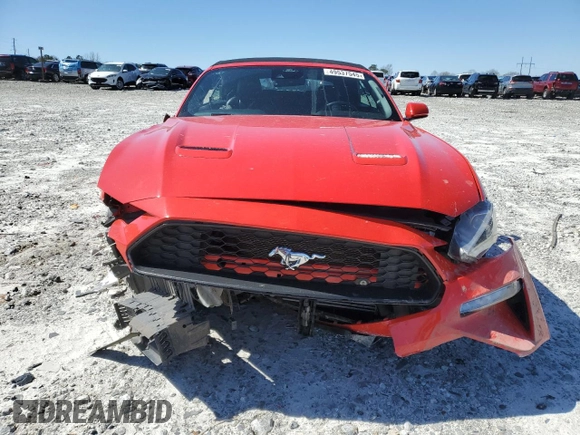 2022 Ford Mustang EcoBoost z VIN 1FATP8UH0N5115883, wystawiony jako Copart lot #49537545 z przebiegiem 57 124 mil mil oraz Szkoda całkowita • Salvage title. Historia ofert i sprzedaży dostępna na DreamBid. Obrazek 5.