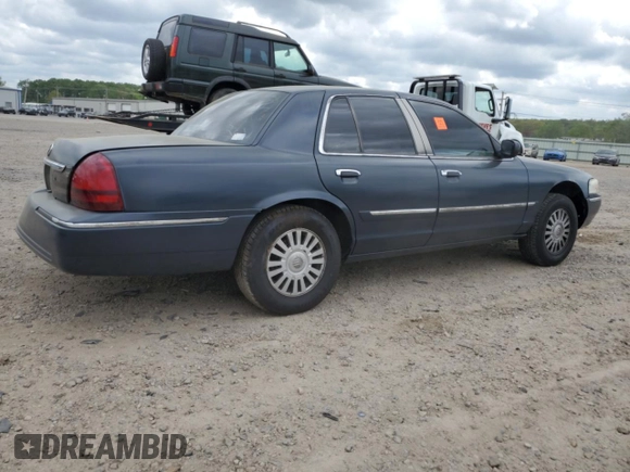 2008 Mercury Grand Marquis LS with VIN 2MEHM75V38X609387, listed as a Copart auction lot 53736825 with Not Provided miles and Salvage Title. Bid and sale history available at DreamBid. Image 3.