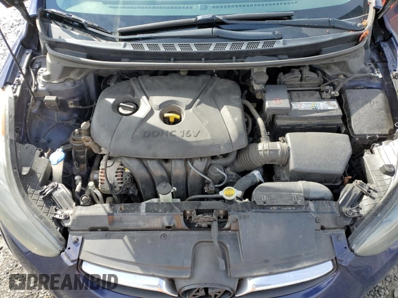 2013 Hyundai Elantra GLS with VIN 5NPDH4AE3DH275138, listed as a Copart auction lot 47889945 with 174,925 mi miles and Salvage title. Bid and sale history available at DreamBid. Image 12.