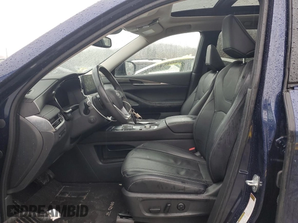 2022 Infiniti QX60 Luxe with VIN 5N1DL1FS6NC330038, listed as a Copart auction lot 43264245 with 28,453 mi miles and Salvage title. Bid and sale history available at DreamBid. Image 7.