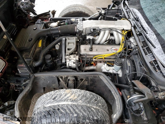 1987 Chevrolet Corvette with VIN 1G1YY3181H5107549, listed as a Copart auction lot 80636944 with 92,561 mi miles and Salvage Title. Bid and sale history available at carsss.com. Image 11.