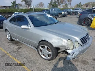 2002 Mercedes-Benz CLK 320/430 with VIN WDBLJ70G62F198257, listed as a IAAI auction lot 41455044 with 156,689 mi miles and . Bid and sale history available at DreamBid. Image 1.