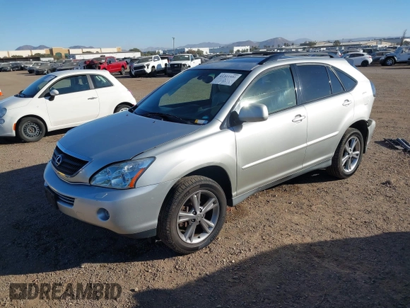 2006 Lexus RX 400h with VIN JTJHW31U560026104, listed as a IAAI auction lot 41311951 with 246,861 mi miles and . Bid and sale history available at DreamBid. Image 2.