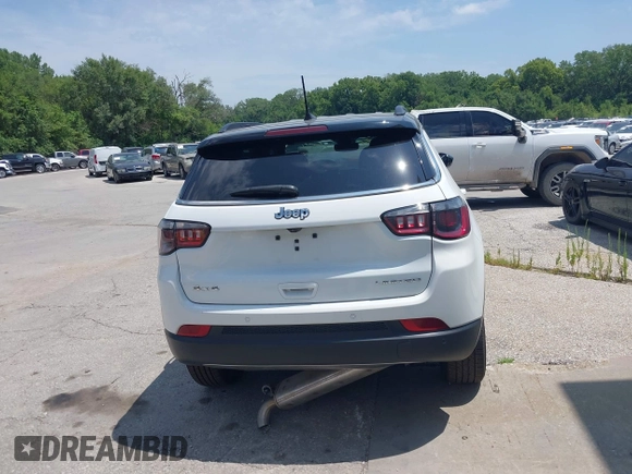 2024 Jeep Compass Limited with VIN 3C4NJDCN1RT595118, listed as a IAAI auction lot 42666248 with 42,342 mi miles and . Bid and sale history available at DreamBid. Image 16.
