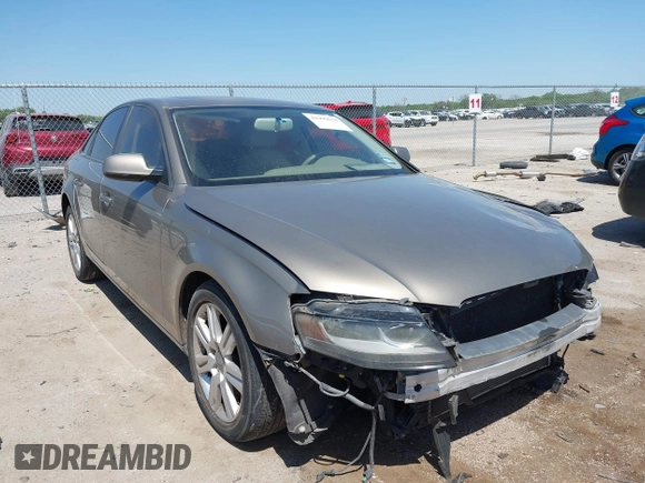 2010 Audi A4 Premium с VIN WAUAFAFL4AN026984, выставлен на аукционе IAAI как лот 41995634 с пробегом 121 440 миль миль и . История ставок и продаж доступна на DreamBid. Изображение 1.