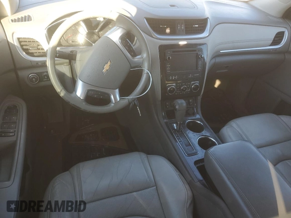 2015 Chevrolet Traverse LTZ with VIN 1GNKVJKD5FJ248402, listed as a Copart auction lot 47138305 with 140,808 mi miles and Salvage Title. Bid and sale history available at DreamBid. Image 8.