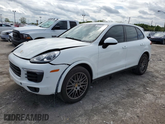 2017 Porsche Cayenne with VIN WP1AA2A24HKA81225, listed as a Copart auction lot 55251585 with 80,828 mi miles and Salvage title. Bid and sale history available at DreamBid. Image 1.