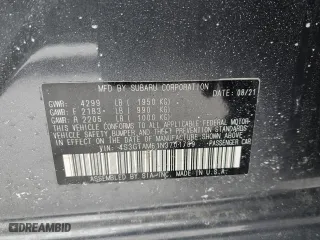 2022 Subaru Impreza Sport with VIN 4S3GTAM61N3701789, listed as a Copart auction lot 43802055 with 26,982 mi miles and Salvage Title. Bid and sale history available at carsss.com. Image 12.