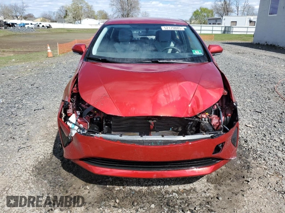 2016 Toyota Prius Two with VIN JTDKBRFU7G3517855, listed as a Copart auction lot 52179885 with 59,870 mi miles and Salvage Title. Bid and sale history available at carsss.com. Image 5.
