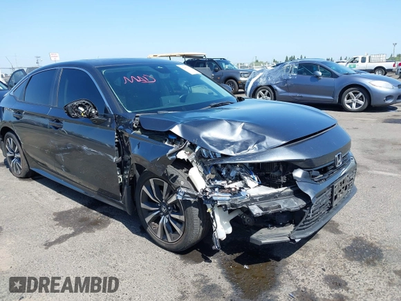 2023 Honda Civic EX with VIN 2HGFE1F74PH323979, listed as a IAAI auction lot 42499373 with 70,326 mi miles and . Bid and sale history available at DreamBid. Image 6.