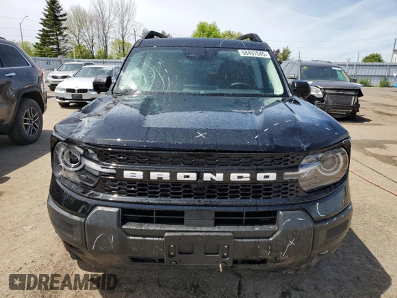 2025 Ford Bronco Sport Outer Banks with VIN 3FMCR9CN7SRE51424, listed as a Copart auction lot 58497645 with 1,876 mi miles and Clean title. Bid and sale history available at DreamBid. Image 5.