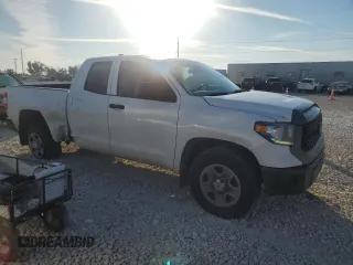 2020 Toyota Tundra 2WD SR with VIN 5TFRY5F19LX271230, listed as a Copart auction lot 82907174 with 107,352 mi miles and Salvage Title. Bid and sale history available at carsss.com. Image 4.