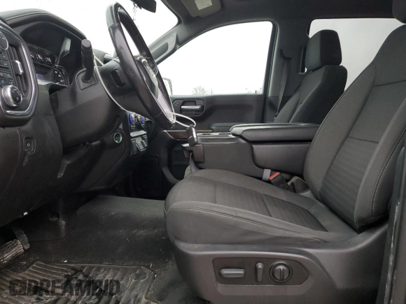 2021 GMC Sierra 1500 with VIN 1GTP9GEK7MZ421268, listed as a Copart auction lot 80513124 with 71,234 mi miles and Salvage Title. Bid and sale history available at DreamBid. Image 7.