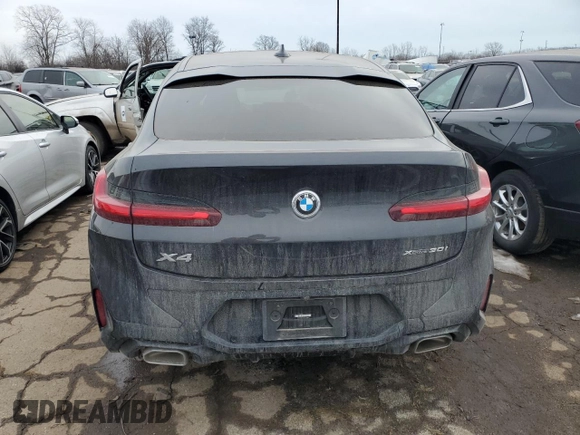 2022 BMW X4 xDrive30i with VIN 5UX33DT02N9M34154, listed as a Copart auction lot 39269123 with 383 mi miles. Bid and sale history available at carsss.com. Image 6.