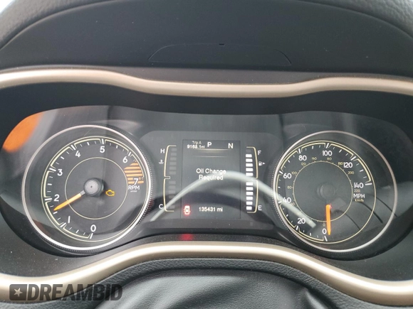2018 Jeep Cherokee Latitude with VIN 1C4PJLCB5JD595996, listed as a Copart auction lot 57868775 with 135,431 mi miles and Salvage title. Bid and sale history available at DreamBid. Image 9.