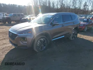 2019 Hyundai Santa Fe Ultimate with VIN 5NMS53AA3KH026730, listed as a IAAI auction lot 41432797 with 23,573 mi miles. Bid and sale history available at carsss.com. Image 17.