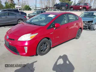 2012 Toyota Prius One with VIN JTDKN3DU1C1595223, listed as a IAAI auction lot 41965656 with 206,767 mi miles. Bid and sale history available at carsss.com. Image 6.