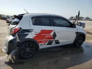 2023 Mitsubishi Mirage Black Edition with VIN ML32AWHJ3PH006072, listed as a Copart auction lot 56467745 with 13,735 mi miles and Non repairable. Bid and sale history available at DreamBid. Image 3.