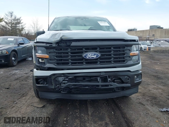 2024 Ford F-150 STX with VIN 1FTEW2LP1RFC11484, listed as a IAAI auction lot 41661056 with 2,128 mi miles and . Bid and sale history available at carsss.com. Image 6.