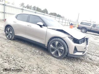 2024 Polestar 2 with VIN YSMFE3KA2RL234238, listed as a Copart auction lot 41375605 with 8,806 mi miles and Salvage Title. Bid and sale history available at carsss.com. Image 4.