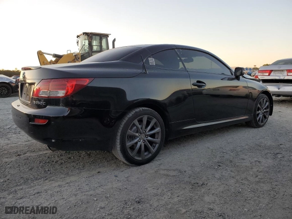 2013 Lexus IS 250C with VIN JTHFF2C23D2528819, listed as a Copart auction lot 81114574 with 108801 miles and Salvage Title. Bid and sale history available at carsss.com. Image 3.