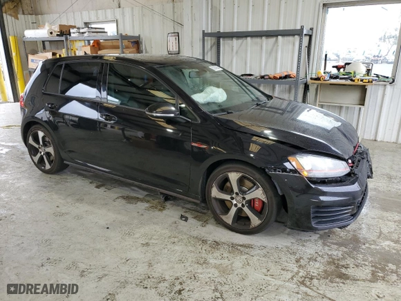 2016 Volkswagen Golf GTI S w/Performance Pkg with VIN 3VW447AU0GM054483, listed as a Copart auction lot 81843894 with 109,206 mi miles and Salvage Title. Bid and sale history available at carsss.com. Image 4.