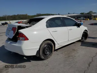 2010 Honda Civic LX with VIN 2HGFA1F59AH573302, listed as a Copart auction lot 53129805 with 290,954 mi miles and Clean Title. Bid and sale history available at DreamBid. Image 3.