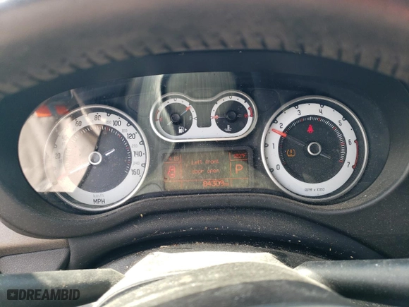 2014 FIAT 500L Trekking with VIN ZFBCFADH2EZ023643, listed as a Copart auction lot 61457174 with 84,309 mi miles and Salvage Title. Bid and sale history available at carsss.com. Image 9.