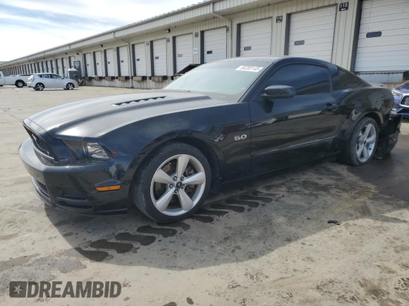 2013 Ford Mustang GT with VIN 1ZVBP8CF1D5256169, listed as a Copart auction lot 50200145 with 70,323 mi miles and Salvage title. Bid and sale history available at DreamBid. Image 1.