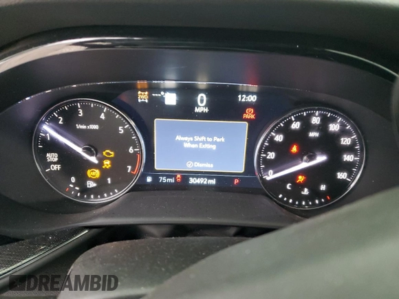 2022 Buick Envision Essence with VIN LRBFZPR4XND110227, listed as a Copart auction lot 44638245 with 30,492 mi miles and Salvage Title. Bid and sale history available at carsss.com. Image 9.