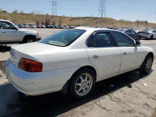 2000 Acura TL with VIN 19UUA5660YA037130, listed as a Copart auction lot 52930485 with 206,501 mi miles and Salvage Title. Bid and sale history available at carsss.com. Image 3.