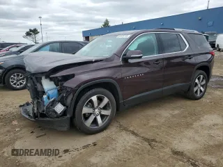 2018 Chevrolet Traverse LT z VIN 1GNEVHKW3JJ286078, wystawiony jako Copart lot #57475715 z przebiegiem 141 229 mil mil oraz Czysty tytuł • Clean title. Historia ofert i sprzedaży dostępna na DreamBid. Obrazek 1.